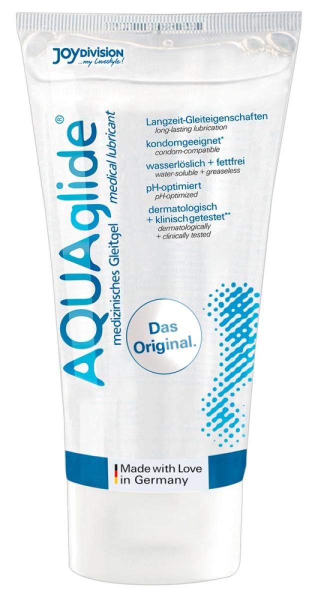 AquaGlide Gleitgel auf Wasserbasis, langanhaltend, für Latexkondome & Silikonspielzeug