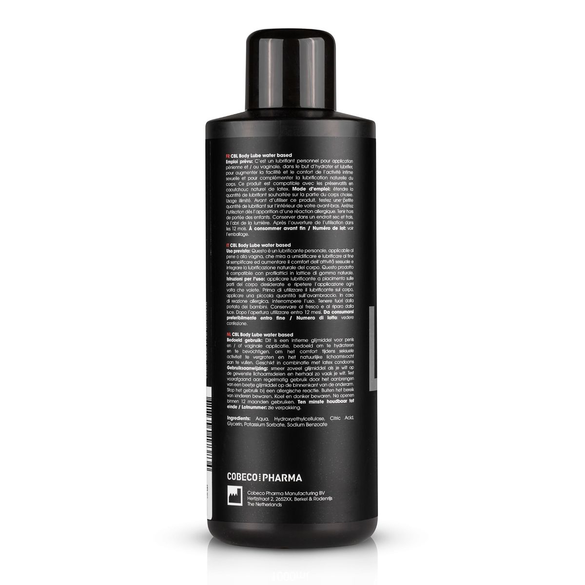 BodyLube Waterbased Massagegel und Gleitgel auf Wasserbasis - 1000 ml