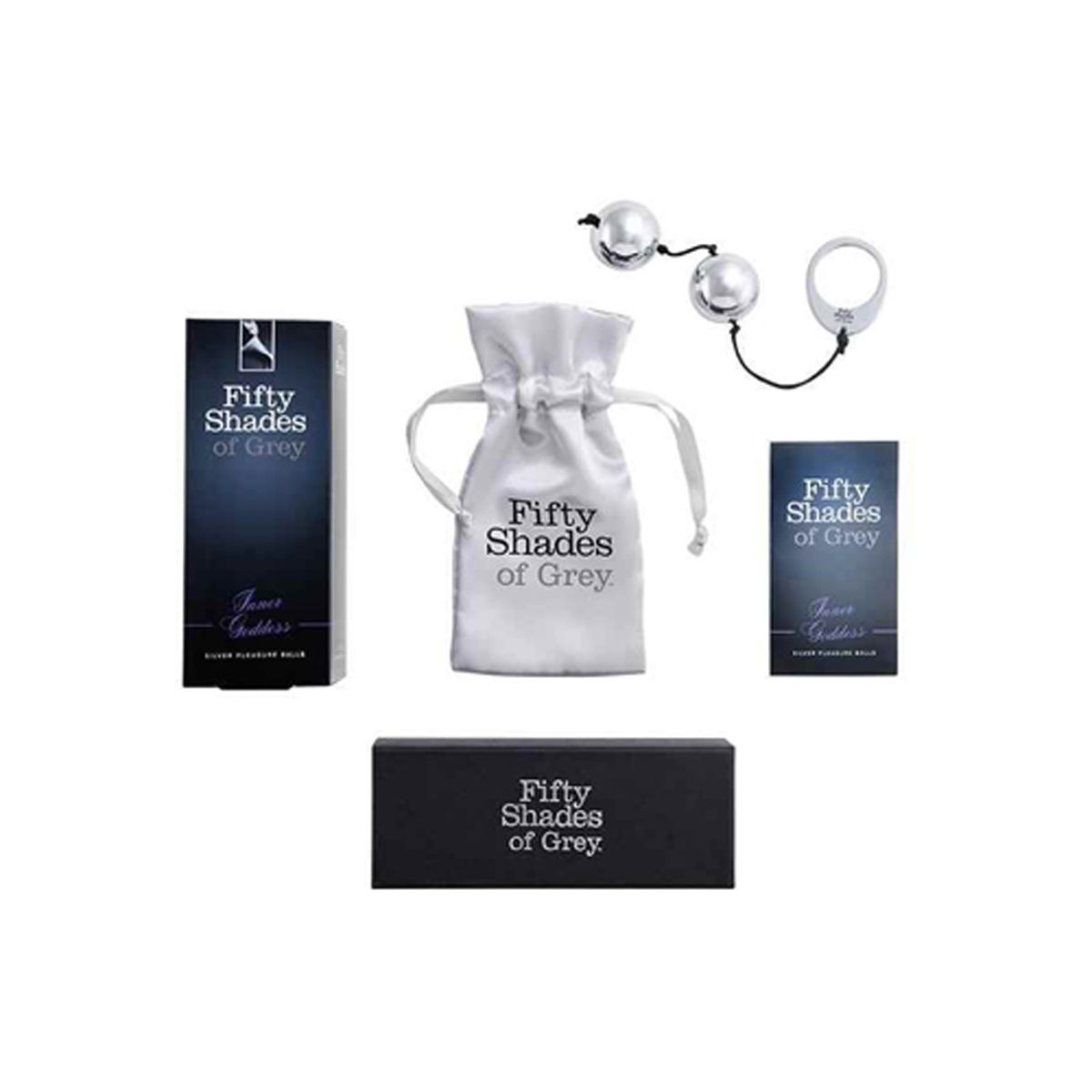 Fifty Shades of Grey – Inner Goddess Liebeskugeln – Silber Gewicht