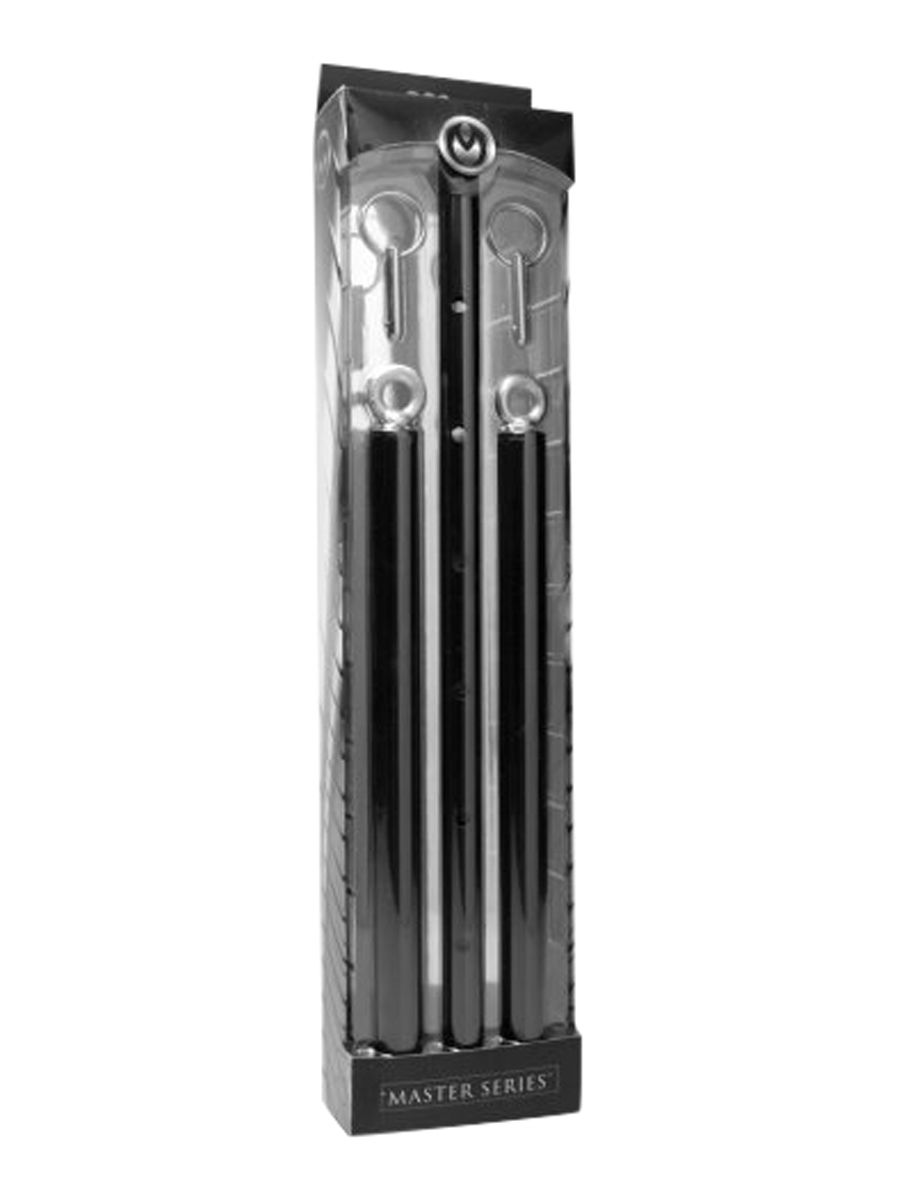 Master Series - Verstellbare Spreizstange aus Stahl in Schwarz