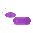 EasyToys - Vibrations-Ei - Mit Fernbedienung 20m Reichweite - Lila