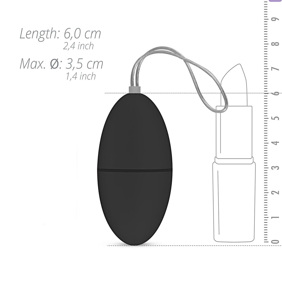 EasyToys - Vibrations-Ei - Mit Fernbedienung 20m Reichweite - Lila