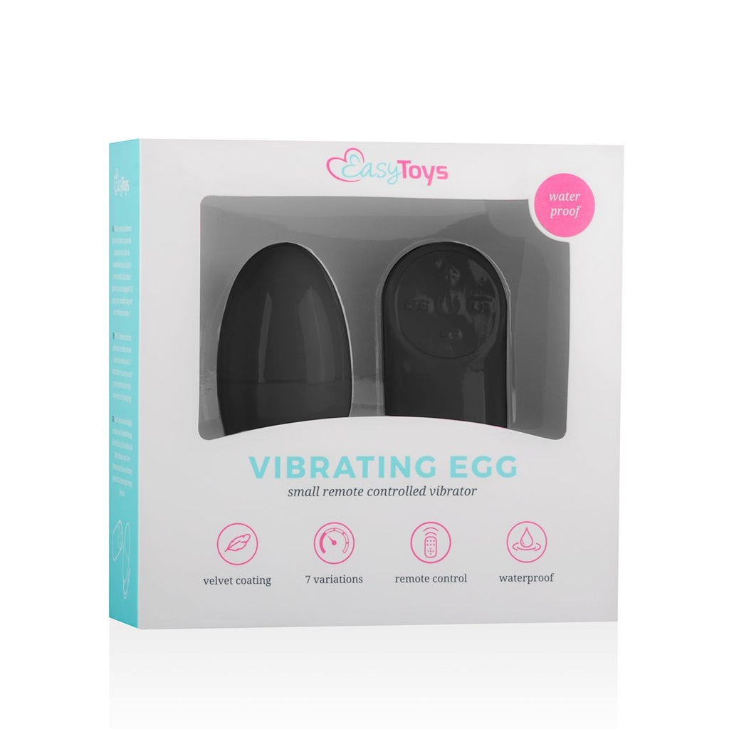 EasyToys - Vibrations-Ei - Mit Fernbedienung 20m Reichweite - Lila