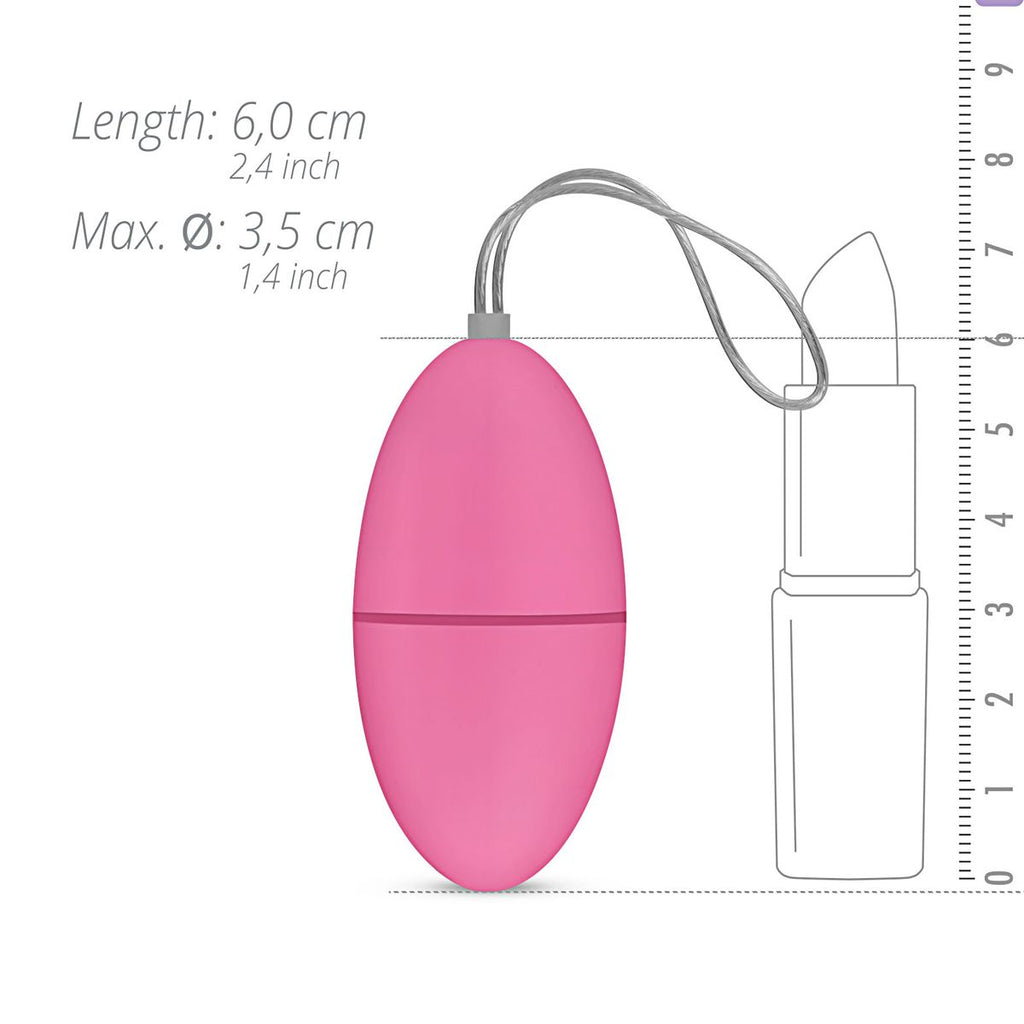EasyToys - Vibrations-Ei - Mit Fernbedienung 20m Reichweite - Lila