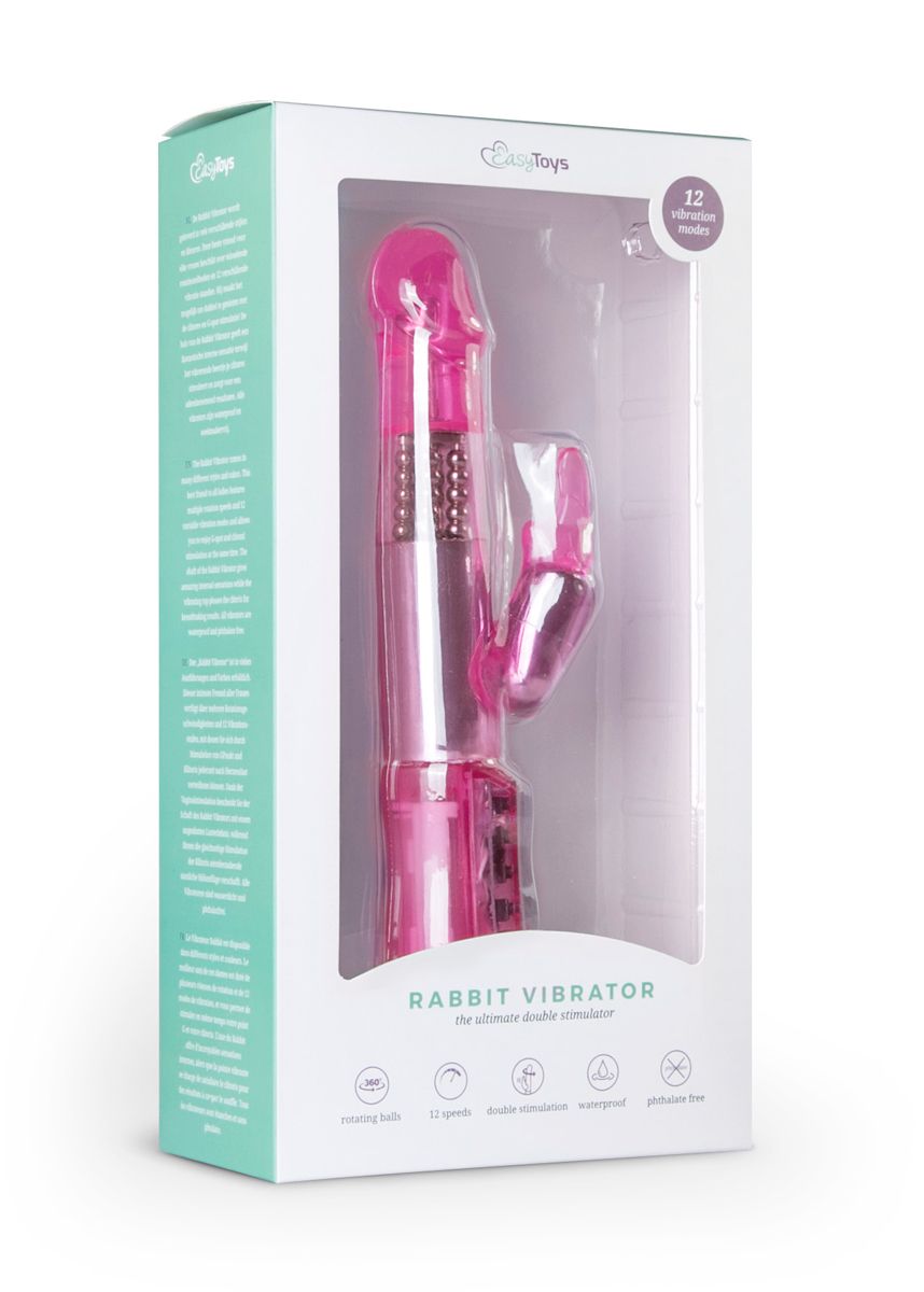 EasyToys - Rabbit Vibrator - Rosa
