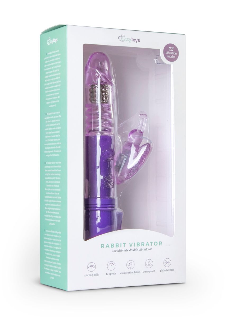 EasyToys - Stoßvibrator Butterfly - Pink