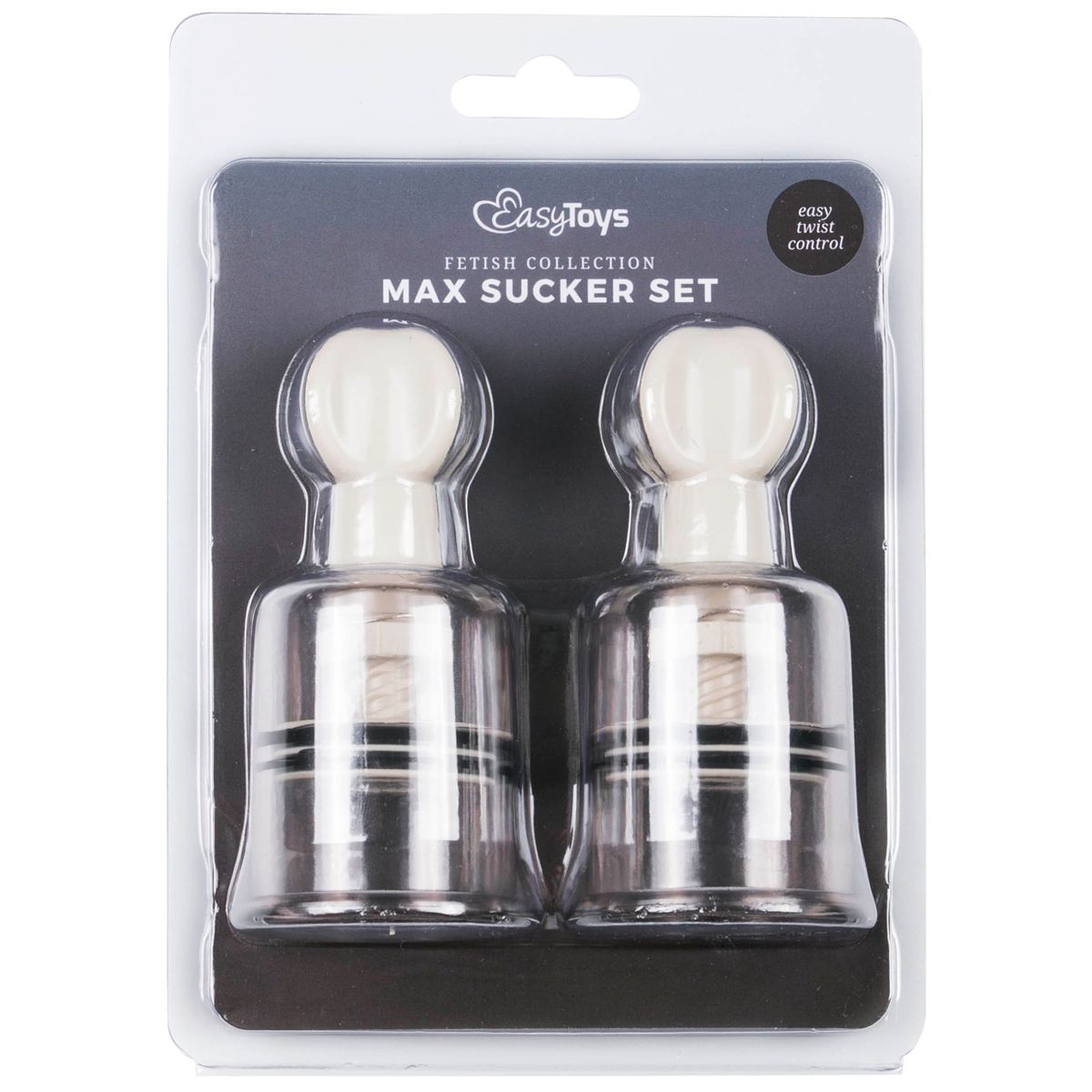 Easytoys Fetish - Tepelzuigers 2 Stuks - Medium