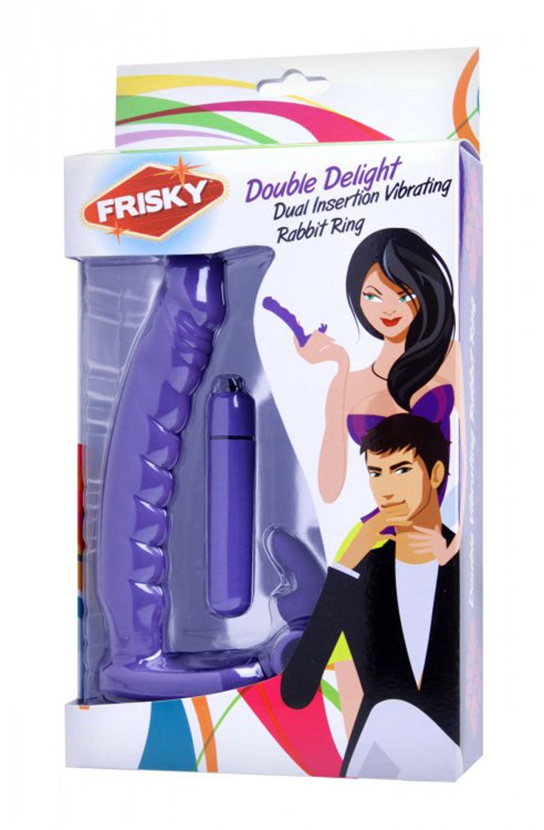 Frisky - Double Delight Vibrierender Penisring mit Vibrator