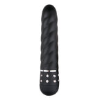 Easytoys - Mini Vibrator mit gedrehten Rillen - Schwarz