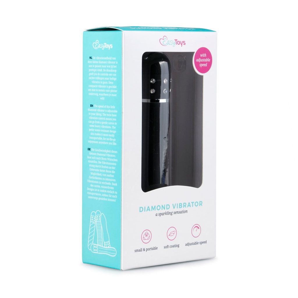 Easytoys - Mini Vibrator Glatt - Schwarz