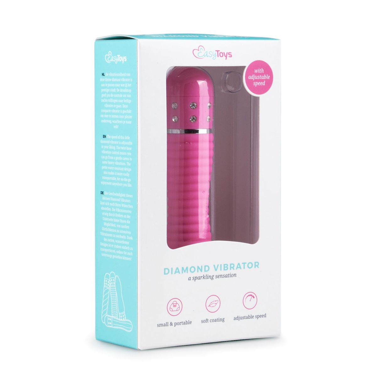 Easytoys - Mini Vibrator Geriffelt - Rosa