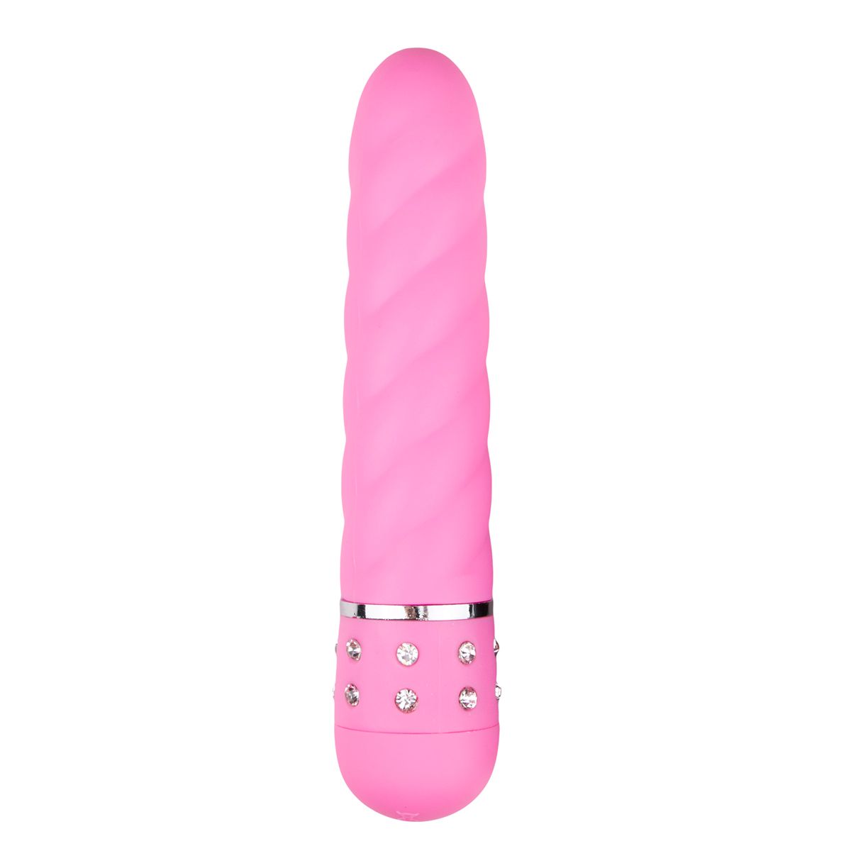 Easytoys - Mini Vibrator mit gedrehten Rillen - Schwarz