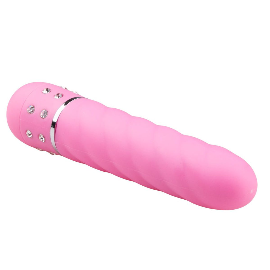 Easytoys - Mini Vibrator mit gedrehten Rillen - Schwarz