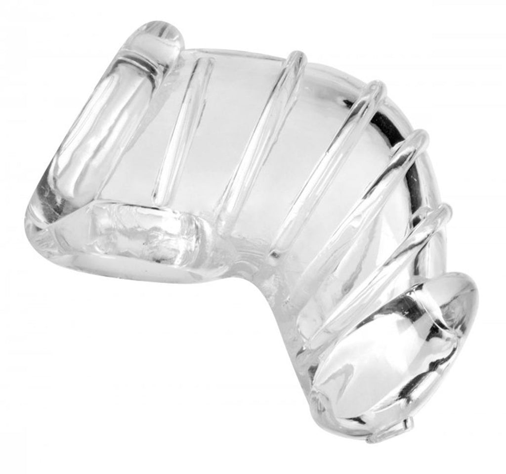 Master Series - Flexibler Keuschheitskäfig – Transparent