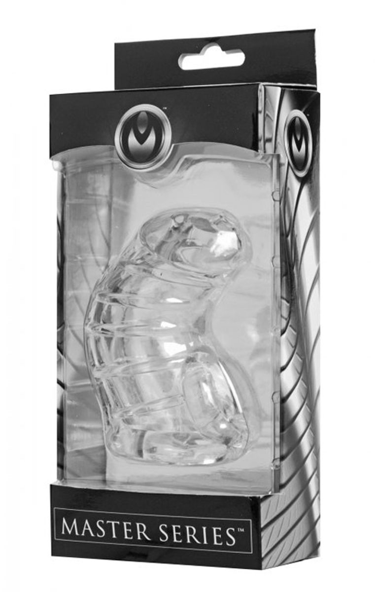 Master Series - Flexibler Keuschheitskäfig – Transparent