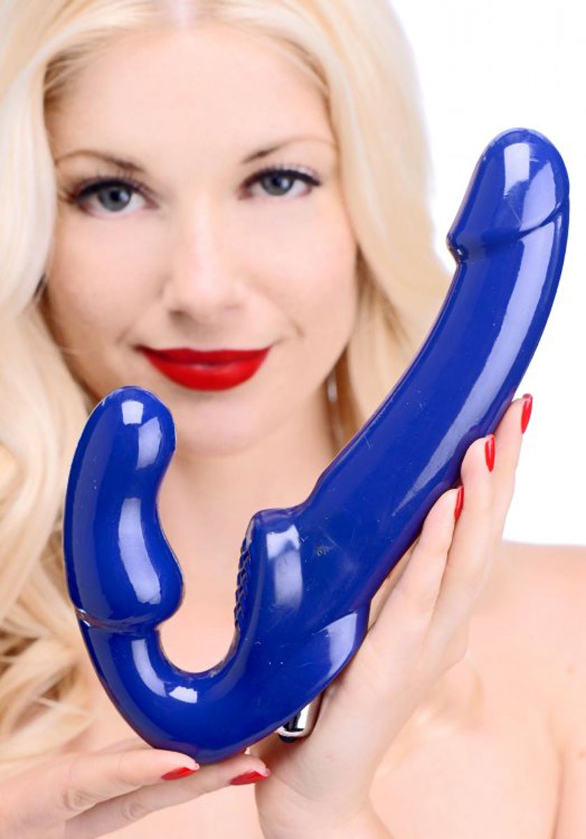 Revolver II - Vibrierendes Strapless Strap-On Dildo - Ohne Harness