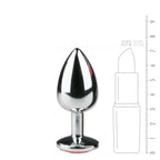 Butt Plug aus Metall - S