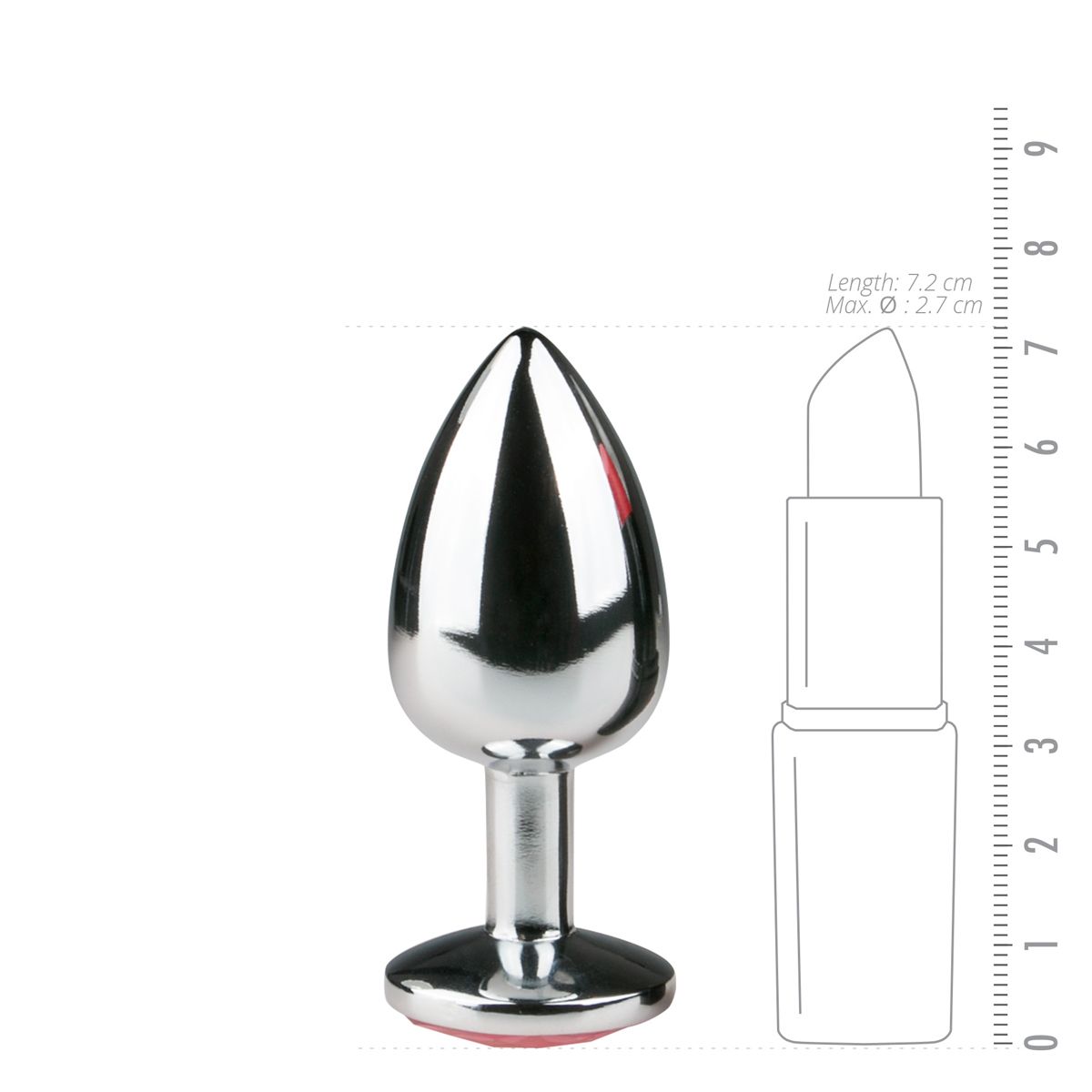 Butt Plug aus Metall - S
