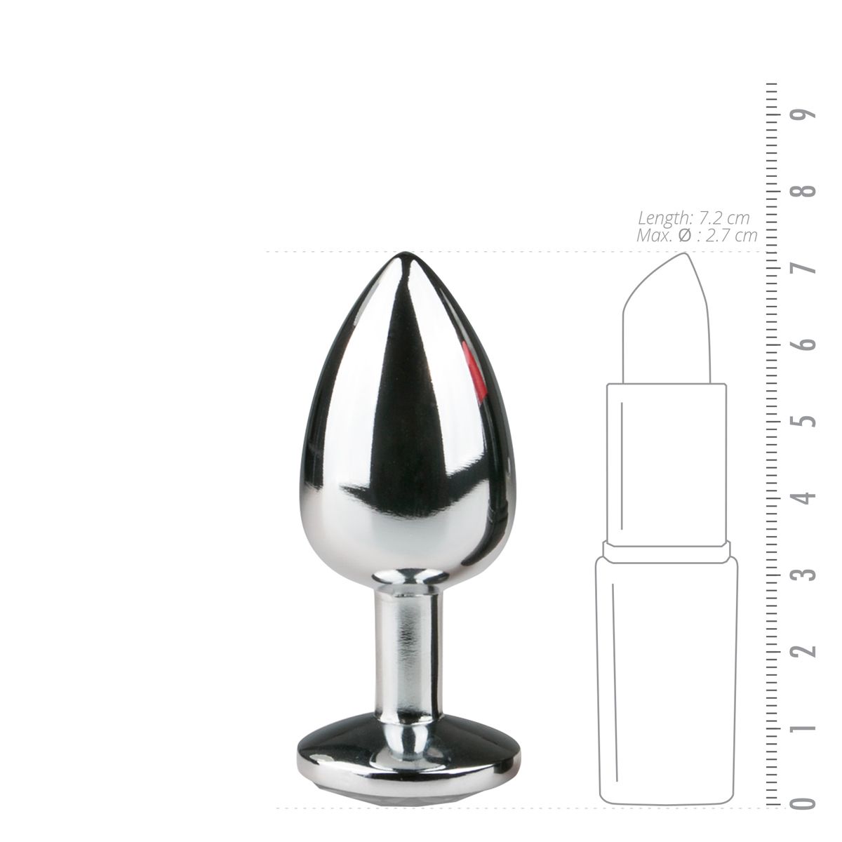 Butt Plug aus Metall - S