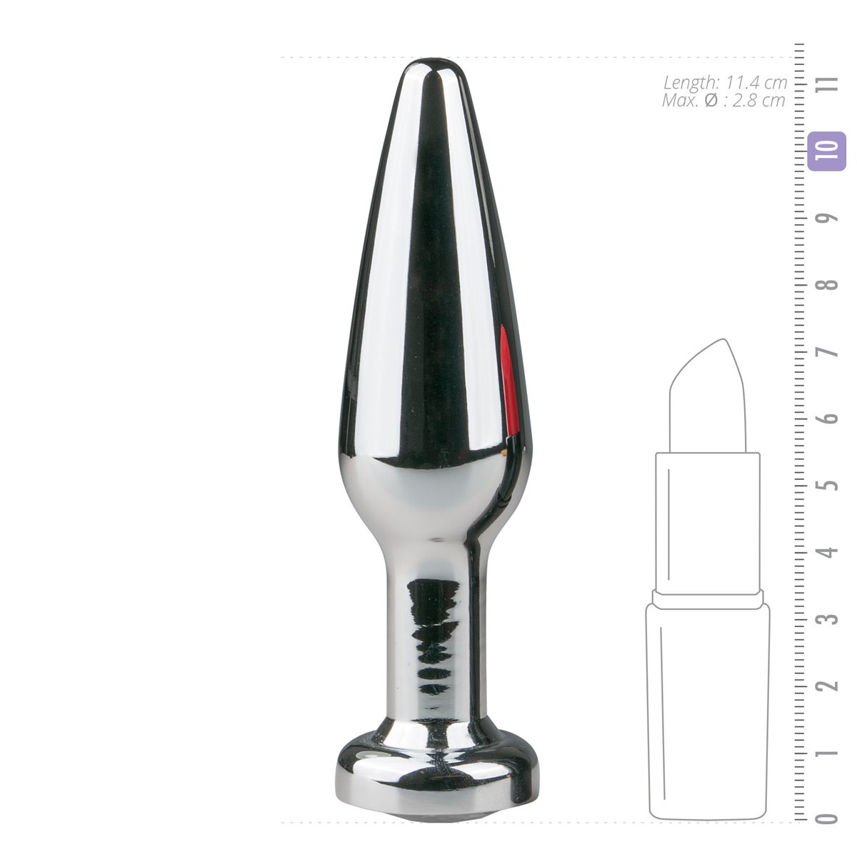 Butt Plug aus Metall - L