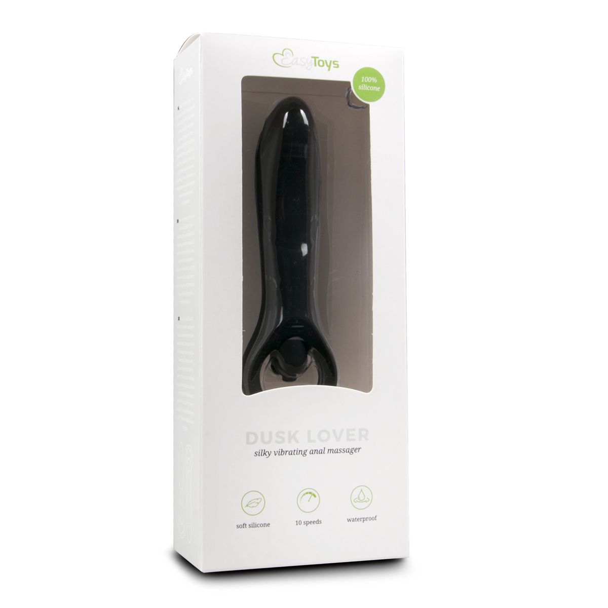 EasyToys - Analer Vibrator - Schwarz