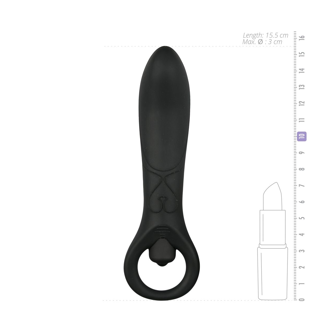 EasyToys - Analer Vibrator - Schwarz