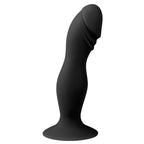 Pinkfarbener Silikondildo mit Saugnapf