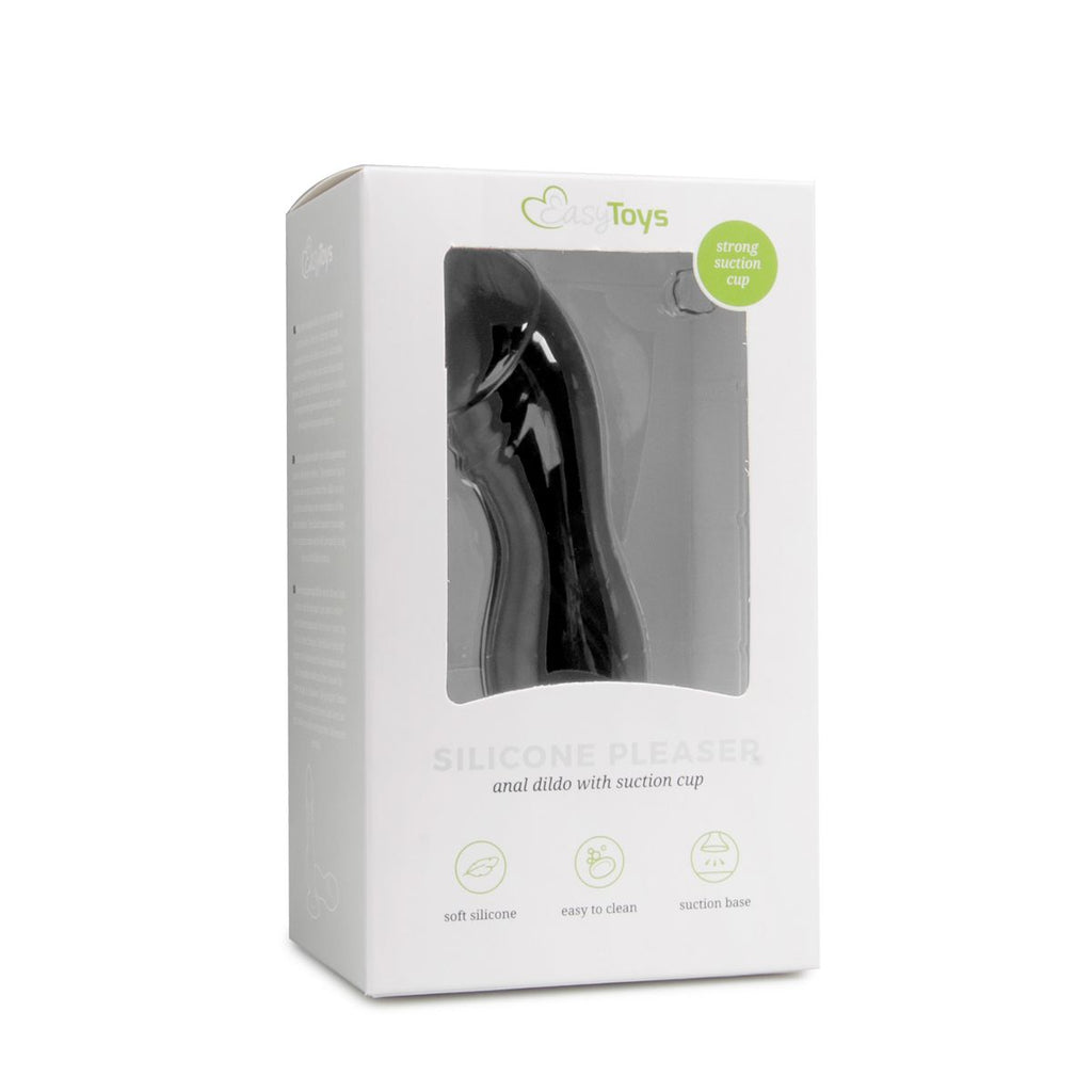 Pinkfarbener Silikondildo mit Saugnapf