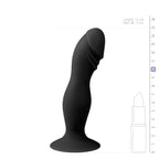 Pinkfarbener Silikondildo mit Saugnapf