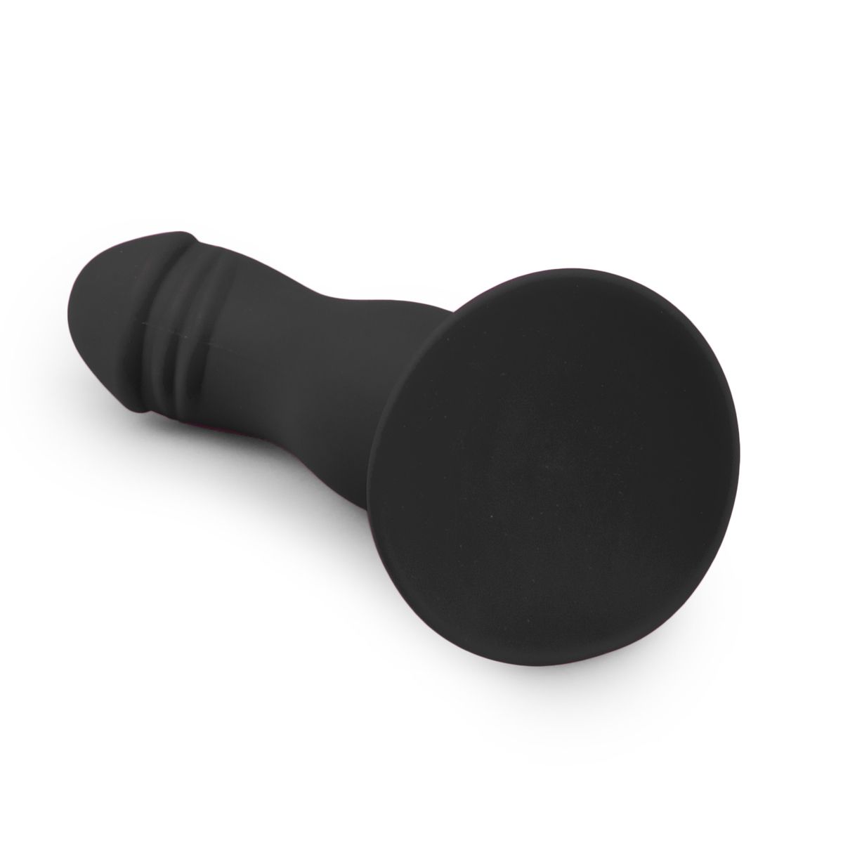 Pinkfarbener Silikondildo mit Saugnapf