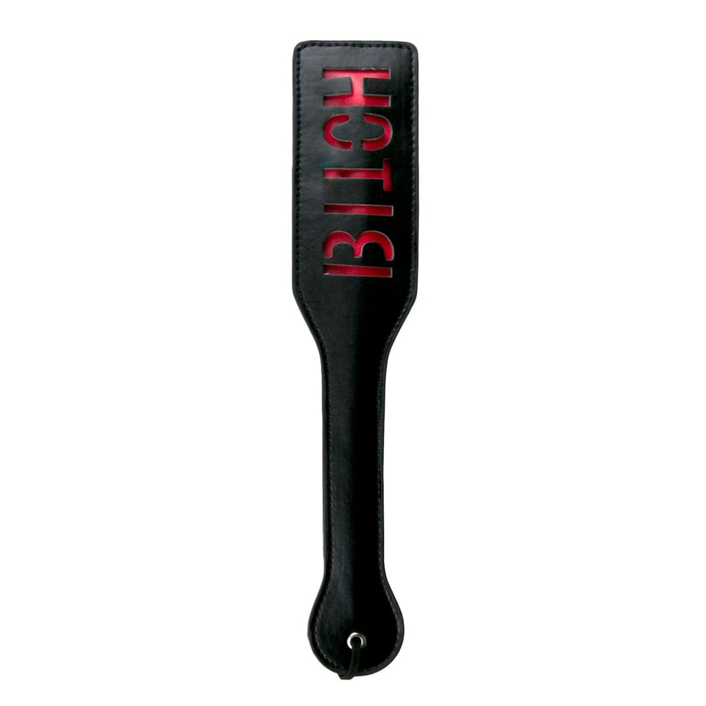 Easytoys Fetish - Schwarze Lederklatsche - Bitch