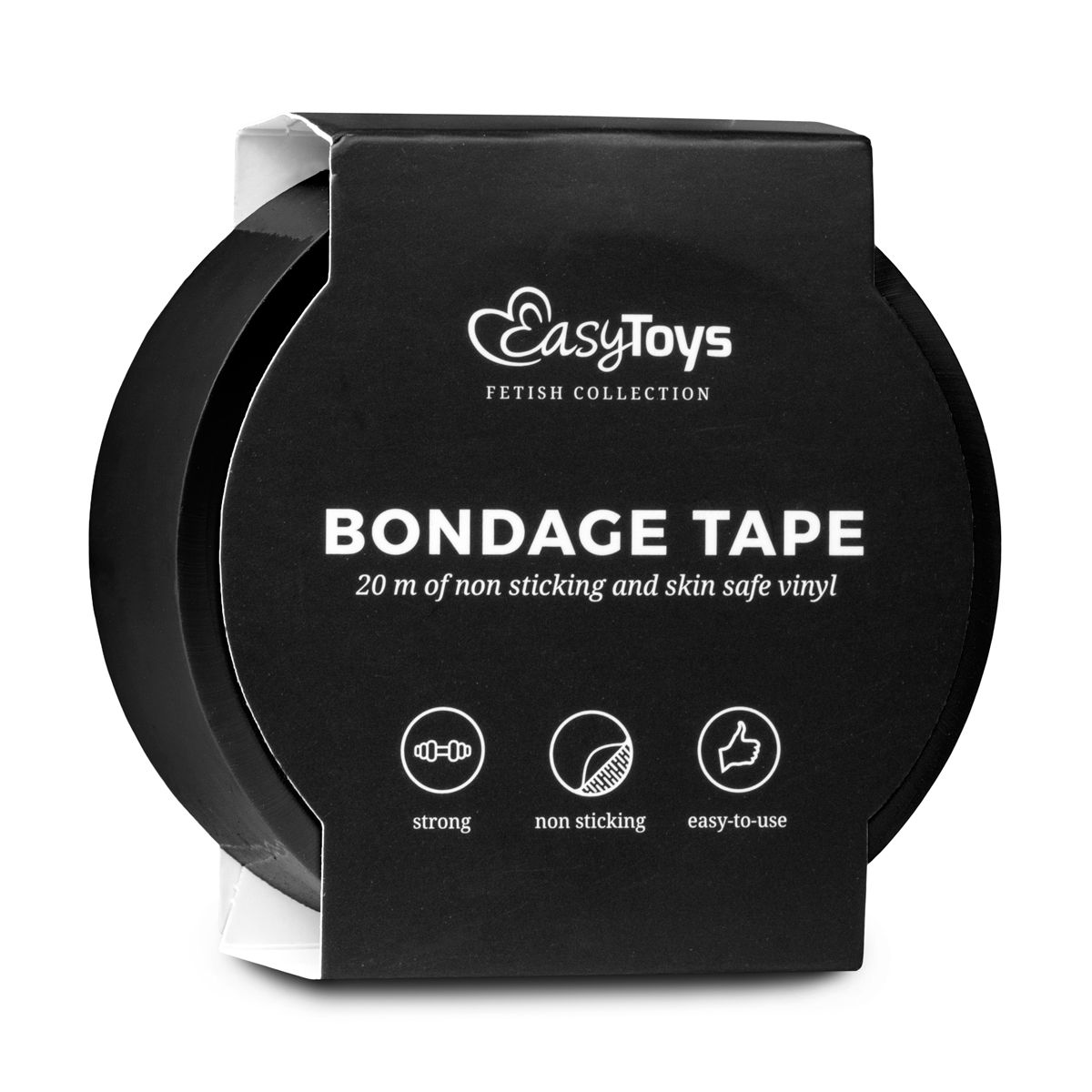 Easytoys Fetish - Schwarzes Bondage Tape - 20m
