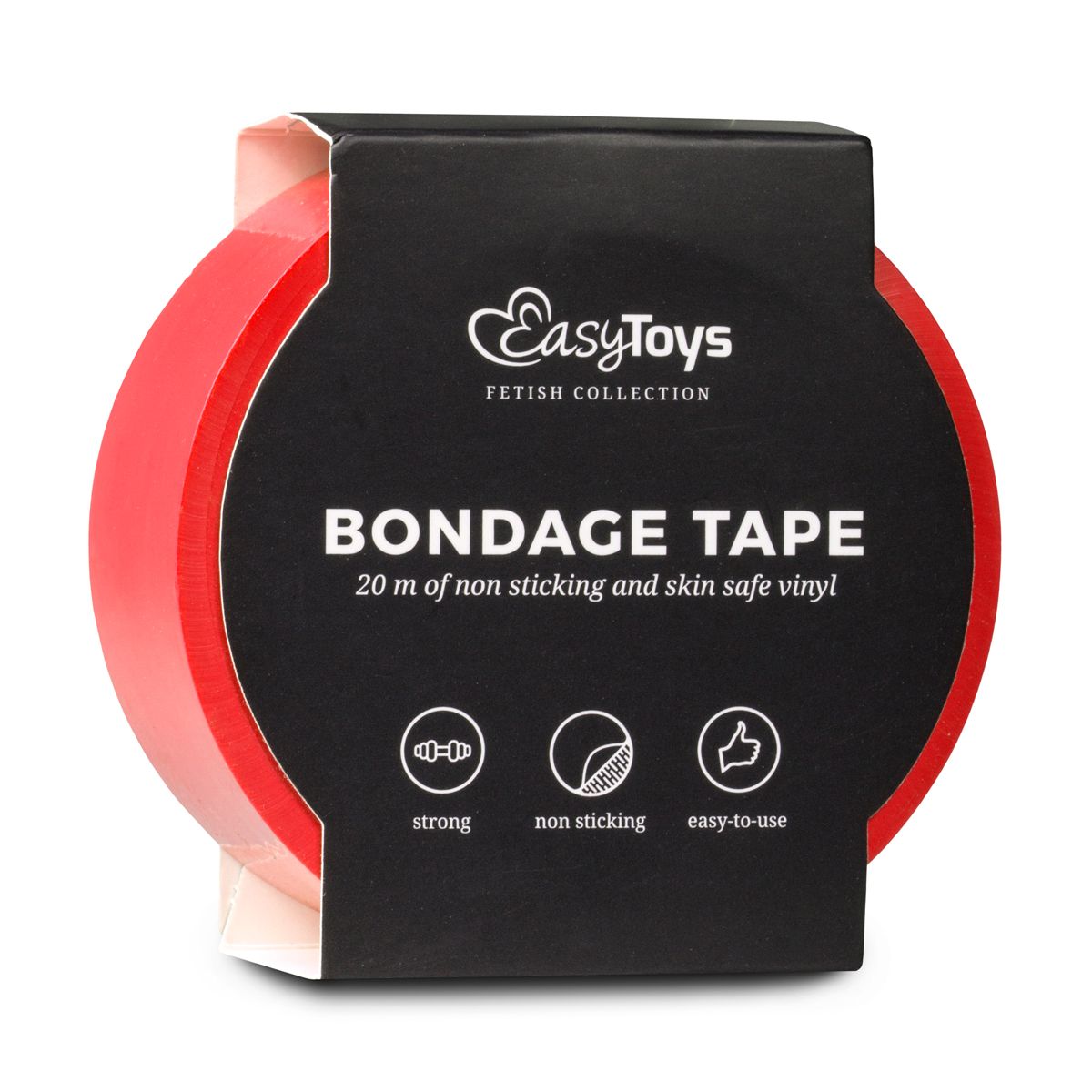 Easytoys Fetish - Schwarzes Bondage Tape - 20m