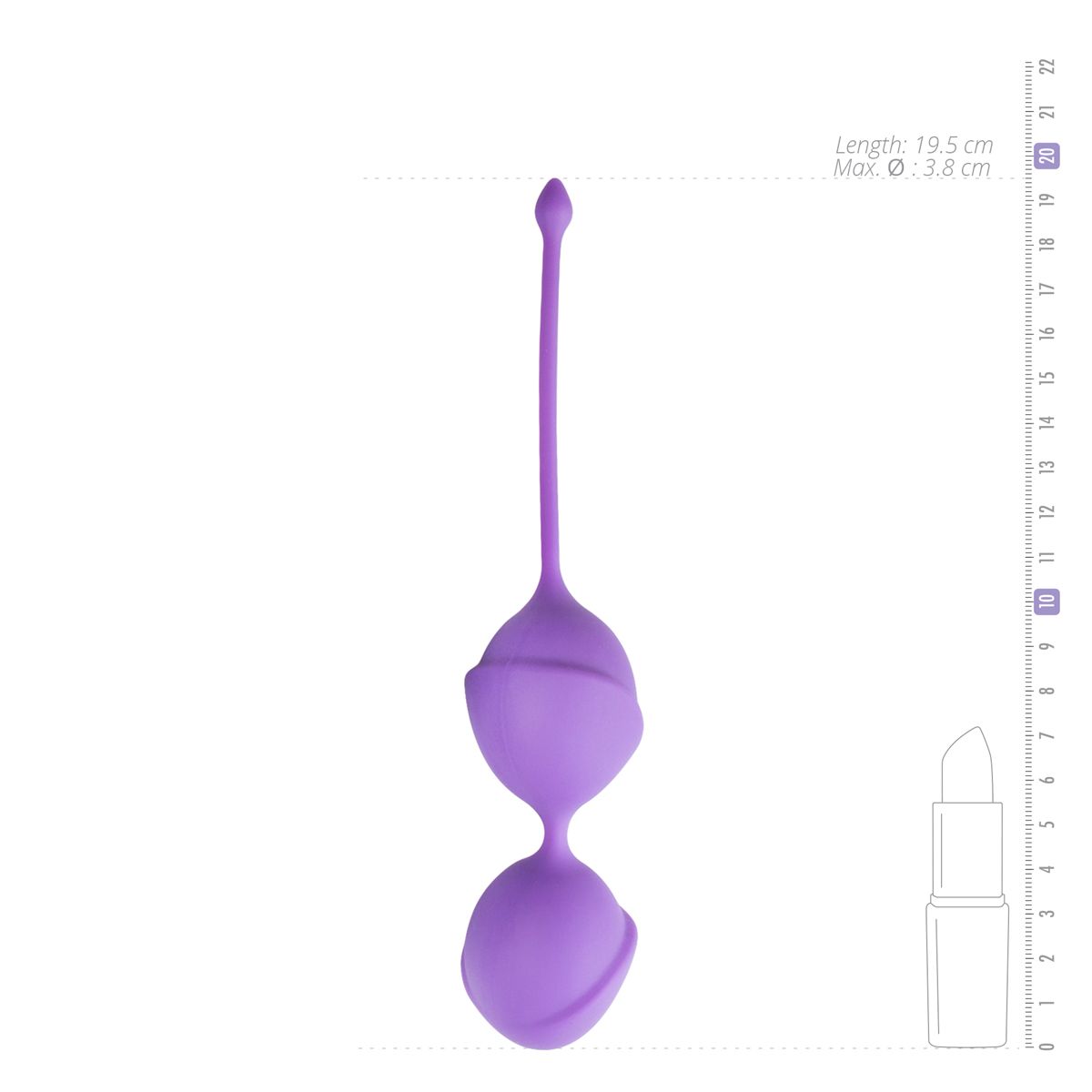 Doppelte schwarze Vaginalkugeln