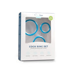 Cockring-Set mit drei verschiedenen Ringgrößen - Schwarz