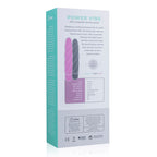 EasyToys - Schwarzer Silikon-Vibrator - Rillen und Runde Spitze