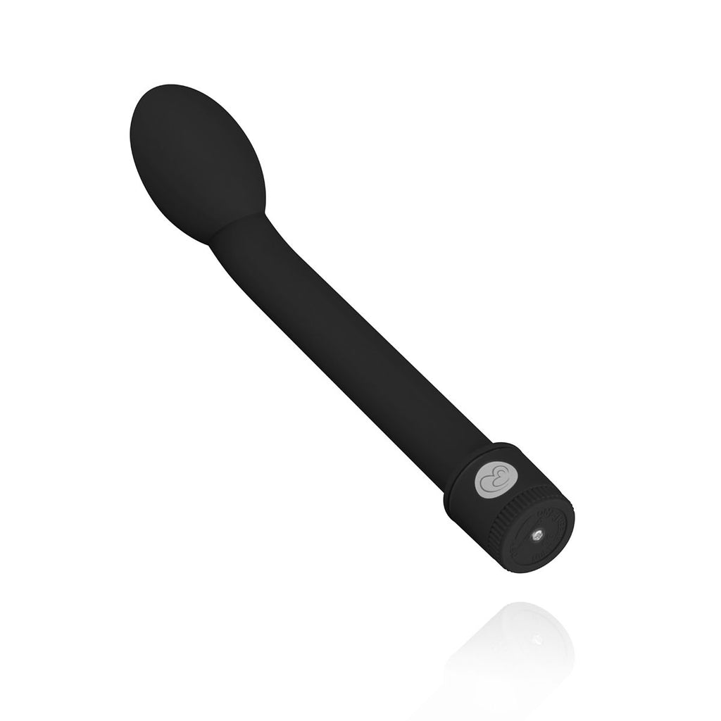 G-Punkt Vibrator - Schwarz - Stufenlos Regelbar mit Gebogenem Aufsatz