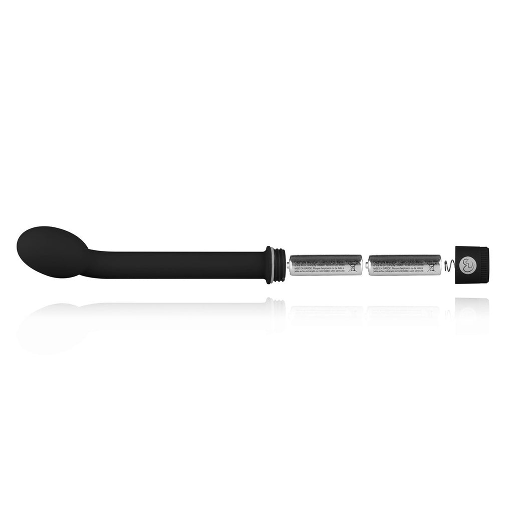 G-Punkt Vibrator - Schwarz - Stufenlos Regelbar mit Gebogenem Aufsatz