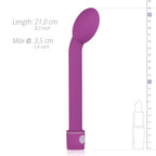 G-Punkt Vibrator - Schwarz - Stufenlos Regelbar mit Gebogenem Aufsatz