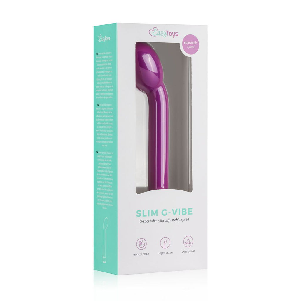 G-Punkt Vibrator - Schwarz - Stufenlos Regelbar mit Gebogenem Aufsatz
