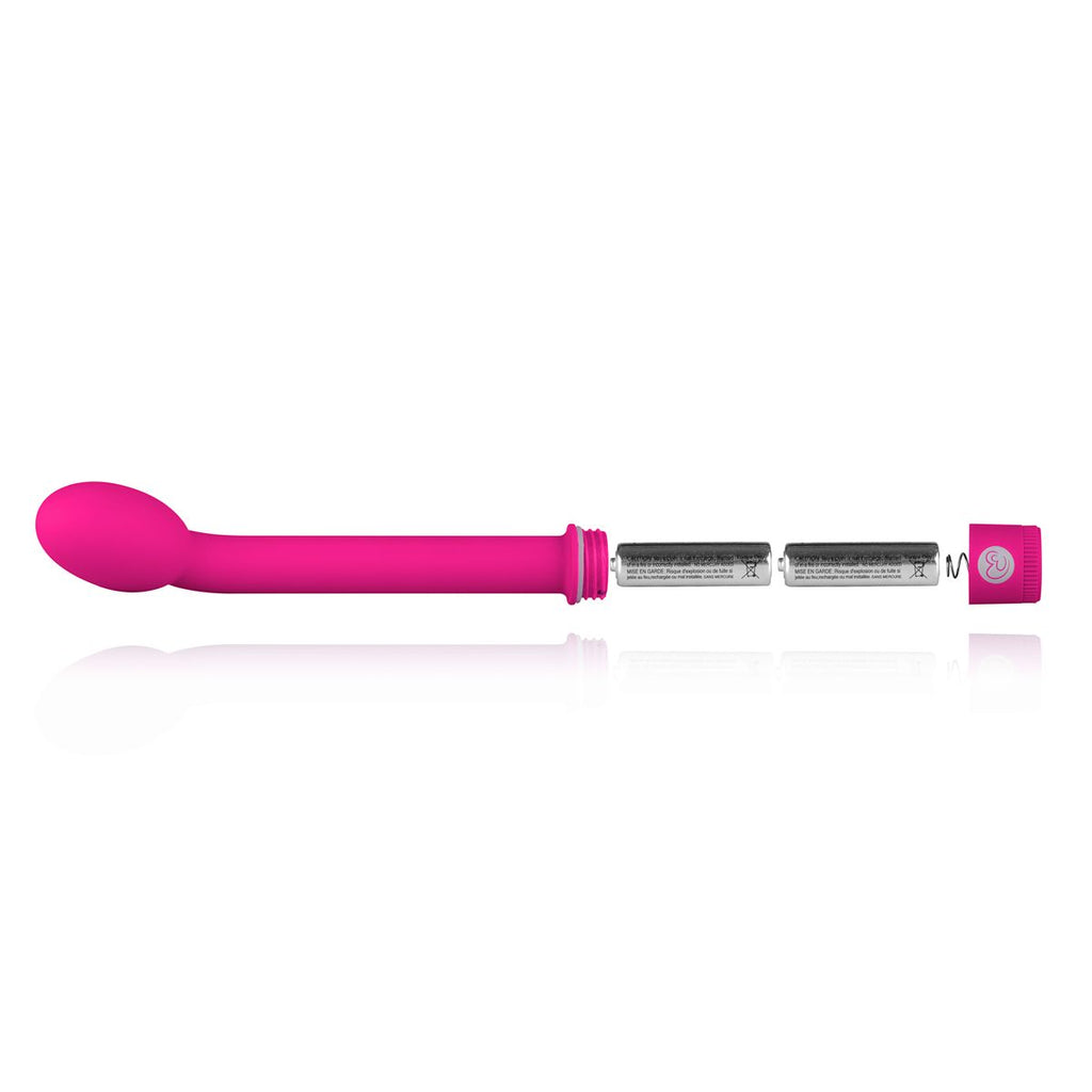 G-Punkt Vibrator - Schwarz - Stufenlos Regelbar mit Gebogenem Aufsatz