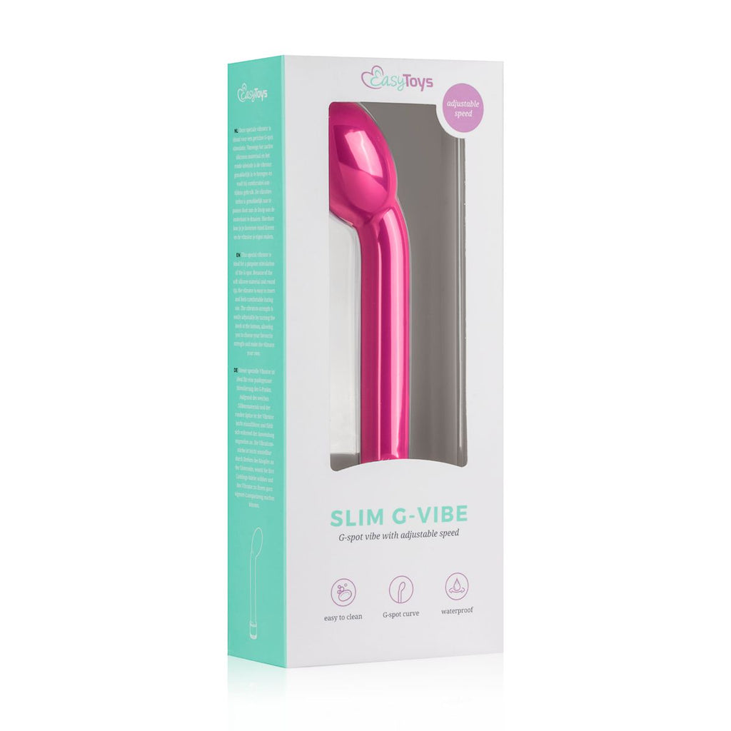 G-Punkt Vibrator - Schwarz - Stufenlos Regelbar mit Gebogenem Aufsatz