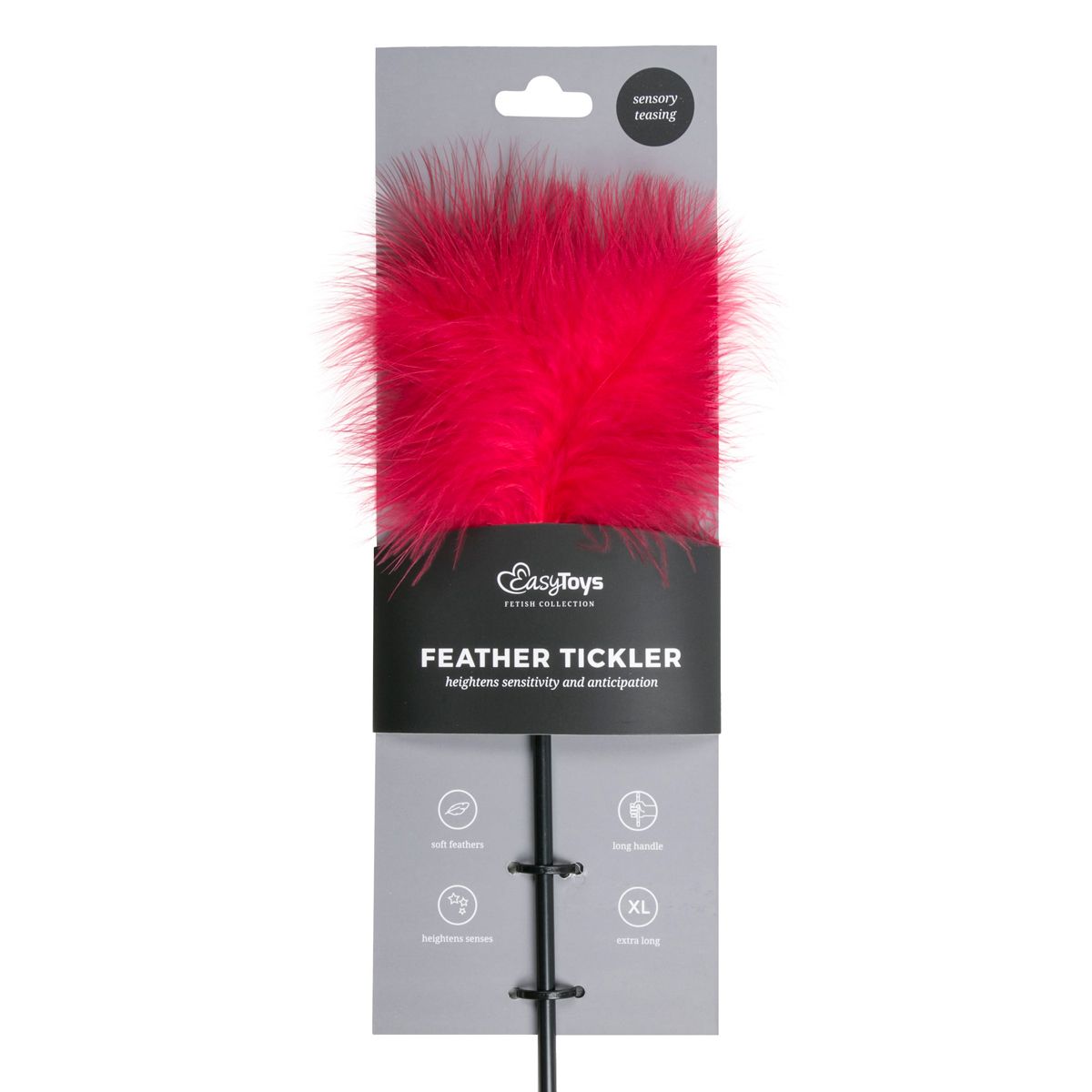 Easytoys Fetish - Black Tickler - Lang