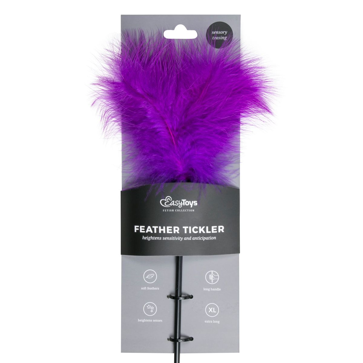 Easytoys Fetish - Black Tickler - Lang