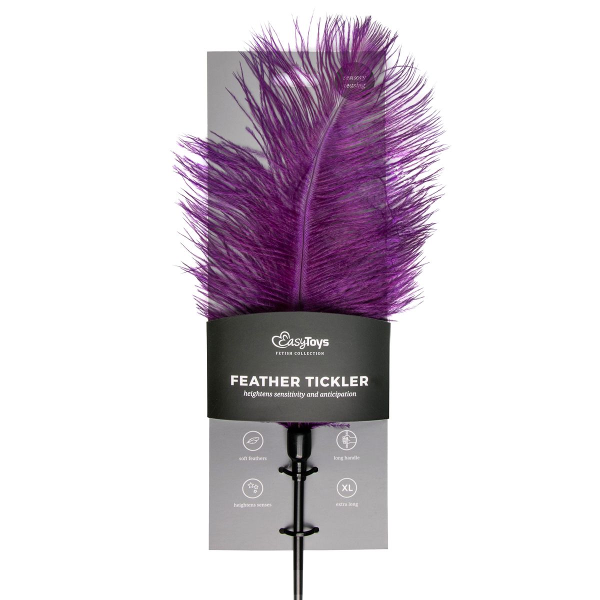 Easytoys Fetish - Schwarzer Feder-Tickler