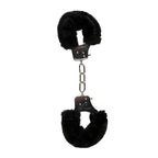 Easytoys Fetish - Plüschige Handschellen - Schwarz