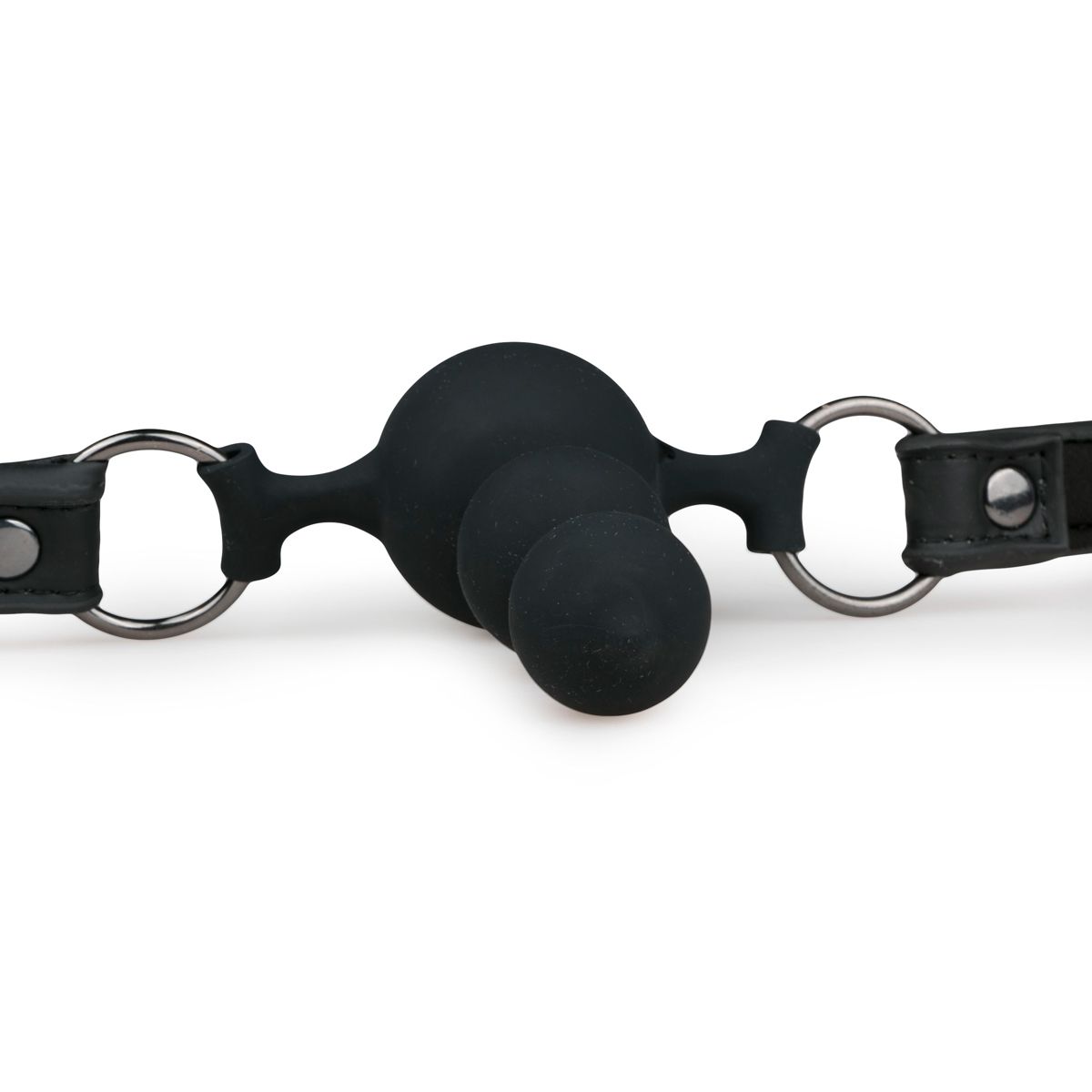 Easytoys Fetish - Ballknebel mit Silikonkugeln - Schwarz