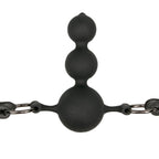 Easytoys Fetish - Ballknebel mit Silikonkugeln - Schwarz