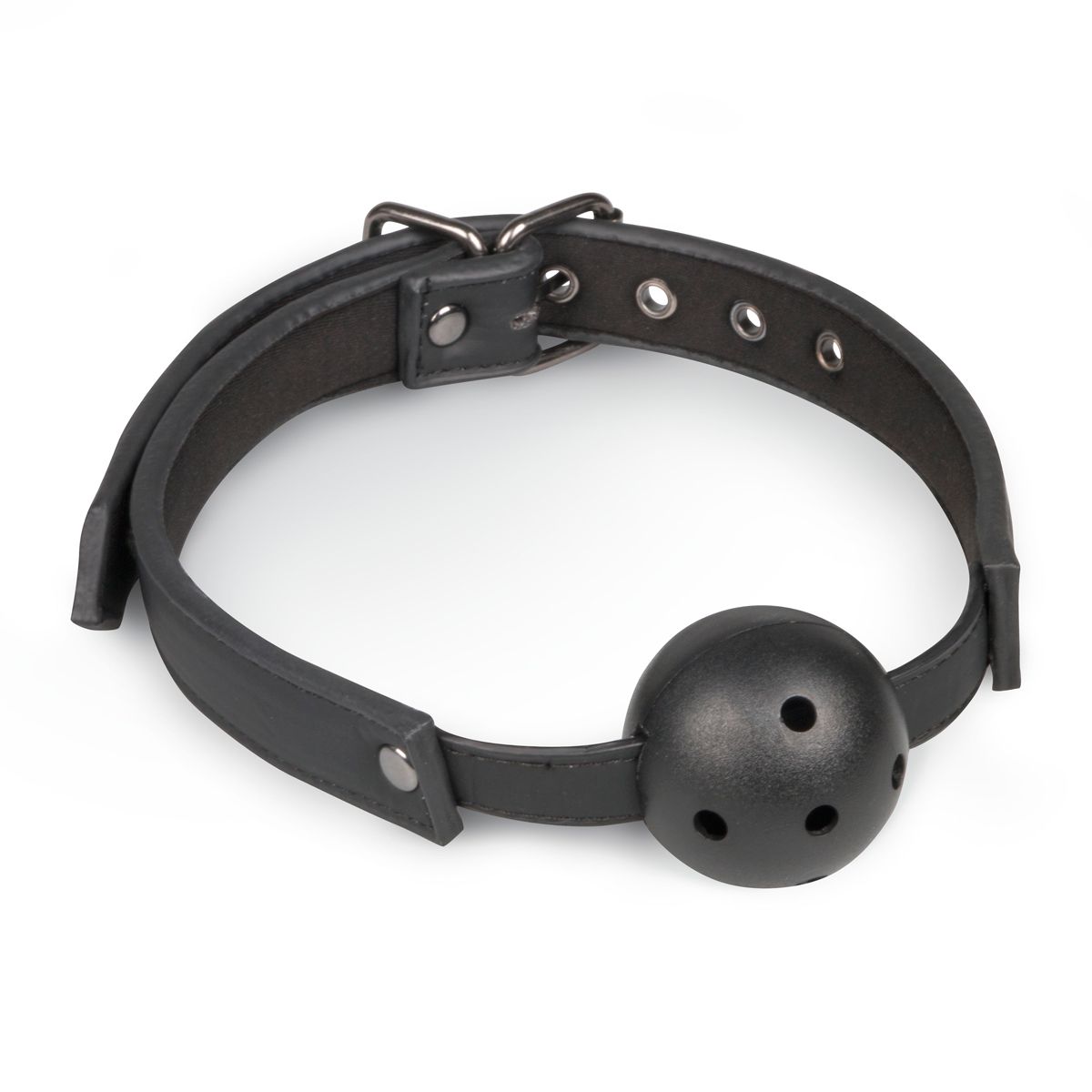 Easytoys Fetish - Ball gag met PVC bal - zwart