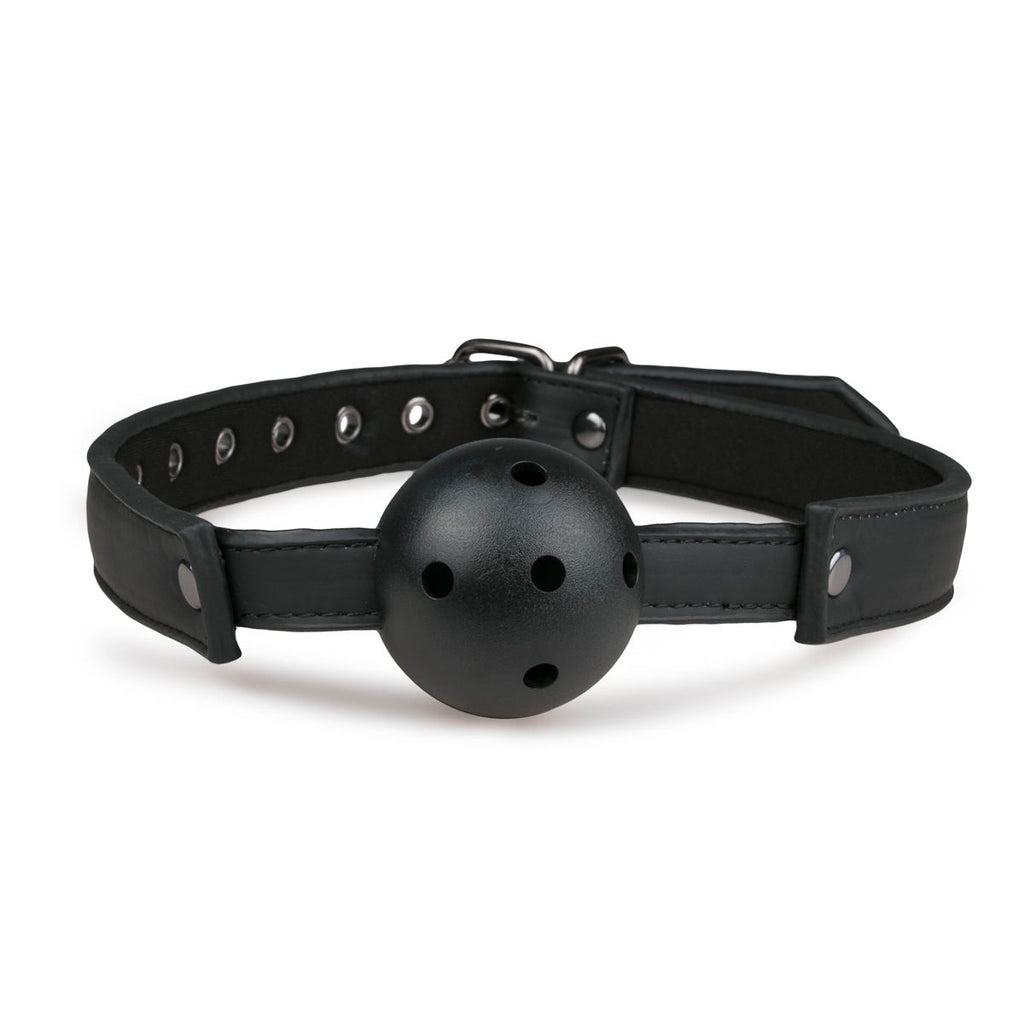 Easytoys Fetish - Ball gag met PVC bal - zwart